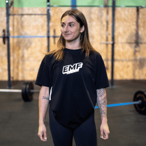 Female Rx T-shirt Jet Black I EMF x Zeta